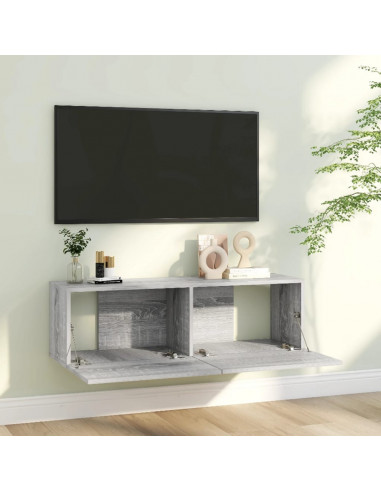 Libreria Grigio Sonoma 100x30x30 cm in Legno Ingegnerizzato