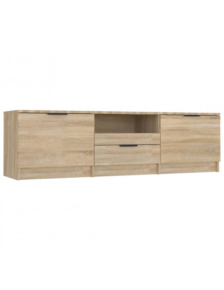 Mobile per TV Rovere Sonoma 140x35x40cm Legno Multistrato