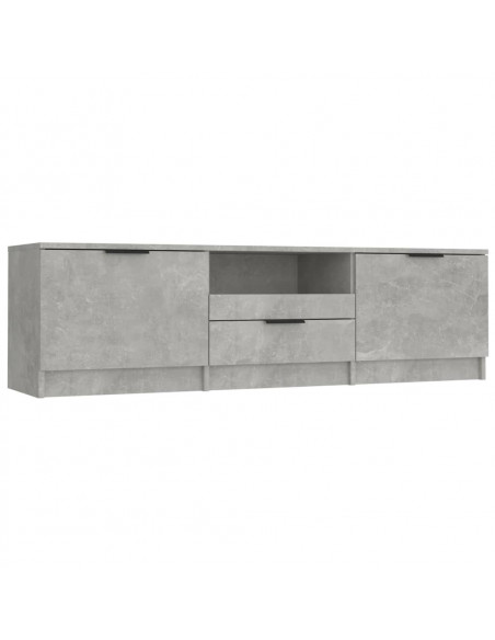 Mobile per TV Grigio Cemento 140x35x40cm Legno Multistrato