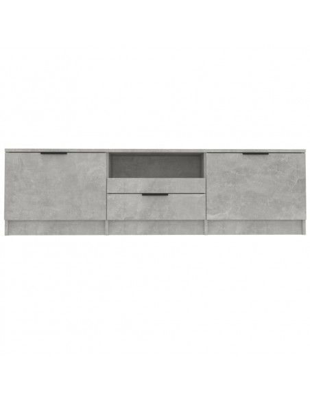 Mobile per TV Grigio Cemento 140x35x40cm Legno Multistrato