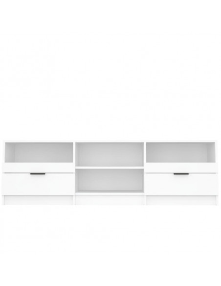 Mobile Porta TV Bianco 150x33,5x45 cm in Legno Multistrato
