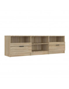 Mobile per TV Rovere Sonoma 150x33,5x45cm Legno Ingegnerizzato 2