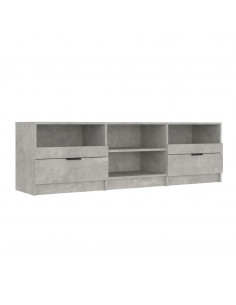 Mobile per TV Grigio Cemento 150x33,5x45cm Legno Ingegnerizzato 2