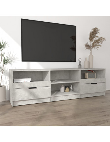Mobile per TV Grigio Cemento 150x33,5x45cm Legno Ingegnerizzato