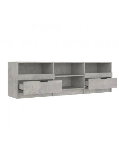 Mobile per TV Grigio Cemento 150x33,5x45cm Legno Ingegnerizzato