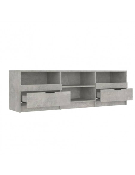 Mobile per TV Grigio Cemento 150x33,5x45cm Legno Ingegnerizzato