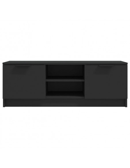 Mobile Porta TV Nero 102x35x36,5 cm in Legno Multistrato