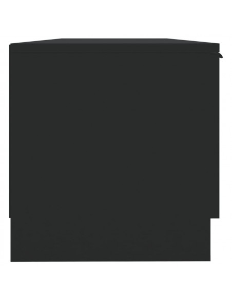 Mobile Porta TV Nero 102x35x36,5 cm in Legno Multistrato