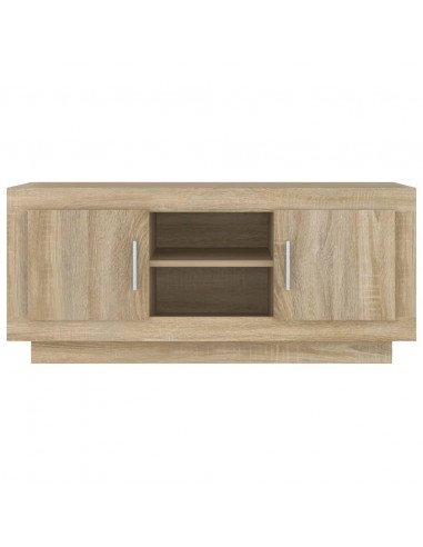 Mobile Porta TV Rovere Sonoma 102x35x45 cm in Legno Multistrato