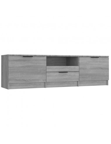 Mobile TV Grigio Sonoma 140x35x40 cm in Legno Ingegnerizzato