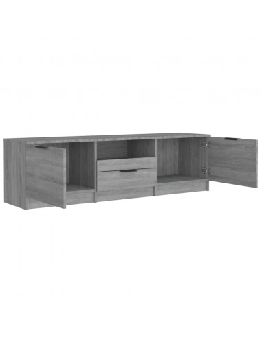 Mobile TV Grigio Sonoma 140x35x40 cm in Legno Ingegnerizzato