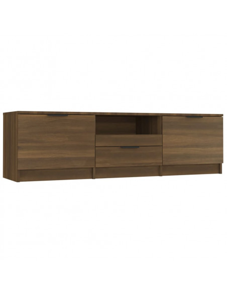 Mobile TV Rovere Marrone 140x35x40 cm in Legno Multistrato
