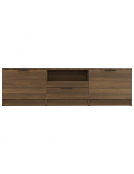 Mobile TV Rovere Marrone 140x35x40 cm in Legno Multistrato