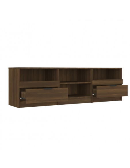 Mobile TV Rovere Marrone 150x33,5x45 cm in Legno Ingegnerizzato