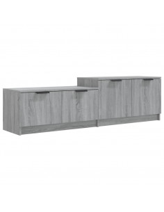 Mobile TV Grigio Sonoma 158,5x36x45 cm in Legno Multistrato 2