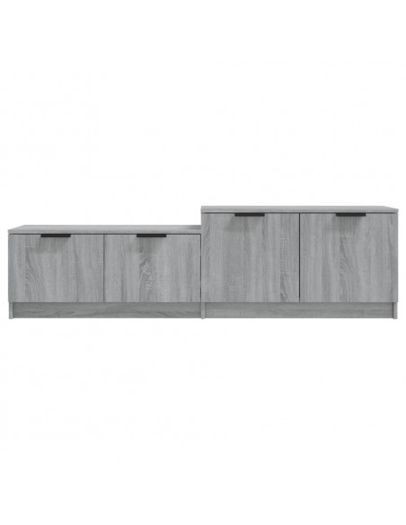 Mobile TV Grigio Sonoma 158,5x36x45 cm in Legno Multistrato
