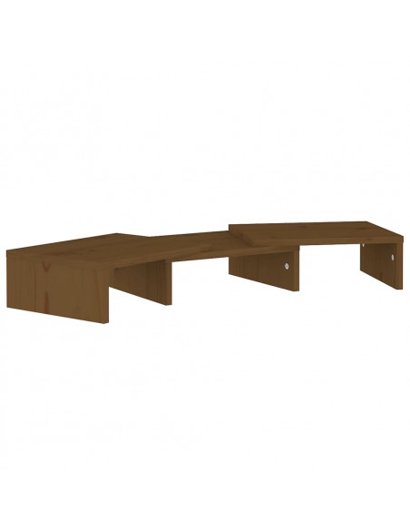 Supporto per Monitor Miele 60x24x10,5 cm Legno Massello di Pino