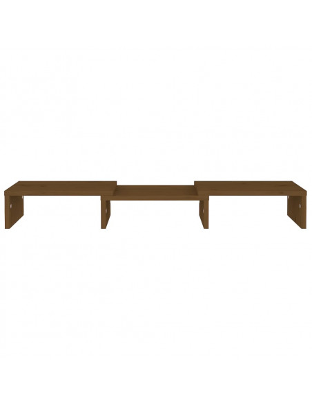 Supporto per Monitor Miele 60x24x10,5 cm Legno Massello di Pino