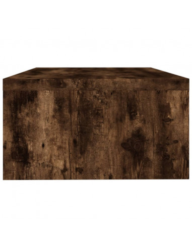 Supporto per Monitor Rovere Fumo 42x24x13 cm Legno Multistrato