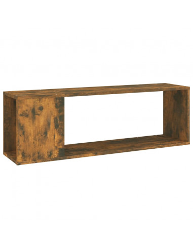 Mobile TV Rovere Fumo 100x24x32 cm in Legno Multistrato