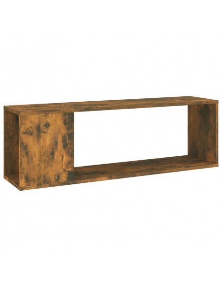Mobile TV Rovere Fumo 100x24x32 cm in Legno Multistrato