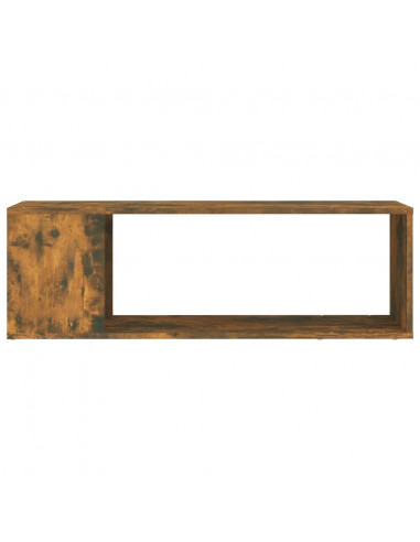 Mobile TV Rovere Fumo 100x24x32 cm in Legno Multistrato