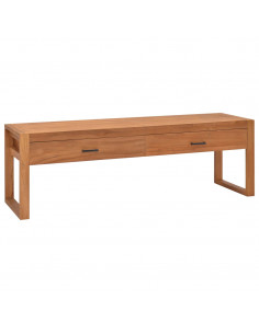 Mobile Porta TV 120x40x45 cm in Legno Massello di Teak 2