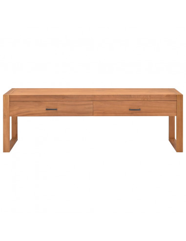 Mobile Porta TV 120x40x45 cm in Legno Massello di Teak