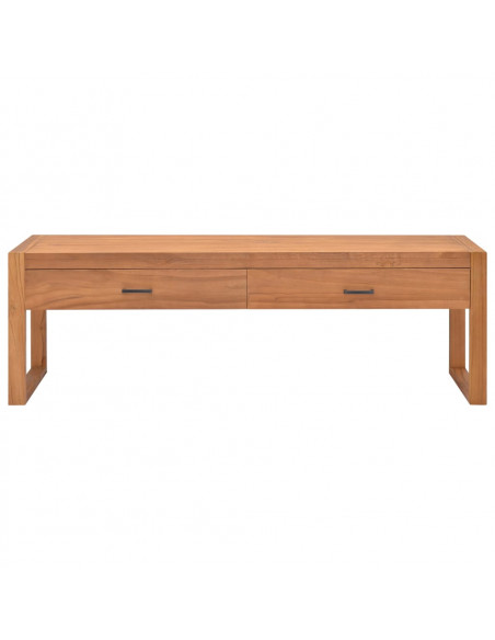 Mobile Porta TV 120x40x45 cm in Legno Massello di Teak
