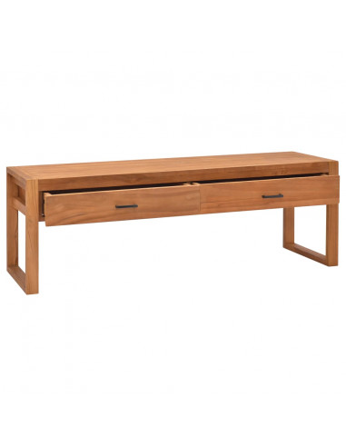 Mobile Porta TV 120x40x45 cm in Legno Massello di Teak