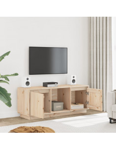 Mobile Porta TV 110,5x35x44 cm in Legno Massello di Pino 2