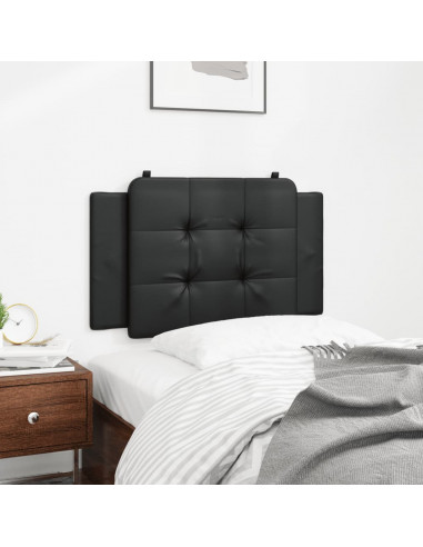 Cuscino Testiera Nero 80 cm in Similpelle