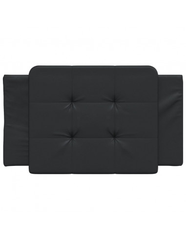 Cuscino Testiera Nero 80 cm in Similpelle