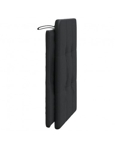 Cuscino Testiera Nero 80 cm in Similpelle