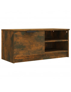 Mobile TV Rovere Fumo 80x35x36,5 cm in Legno Multistrato 2