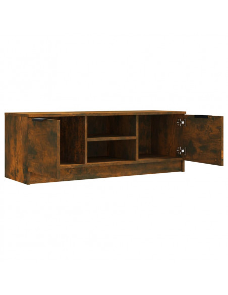 Mobile TV Rovere Fumo 102x35x36,5 cm in Legno Multistrato