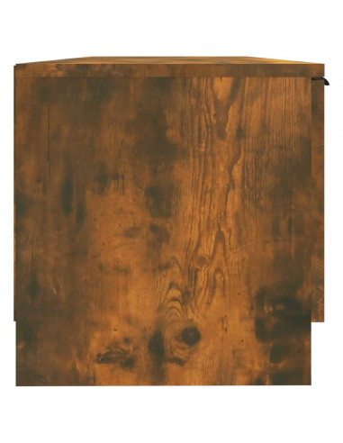 Mobile TV Rovere Fumo 102x35x36,5 cm in Legno Multistrato