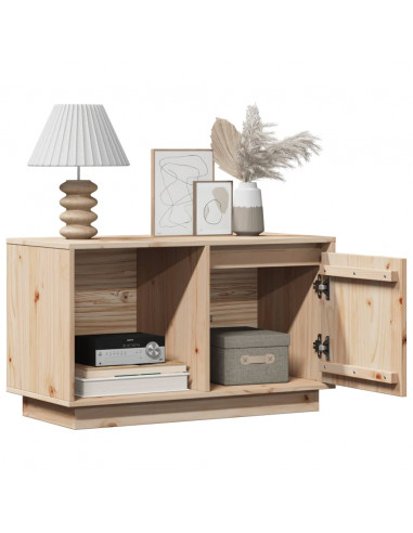Mobile Porta TV 74x35x44 cm in Legno Massello di Pino