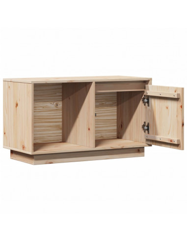 Mobile Porta TV 74x35x44 cm in Legno Massello di Pino