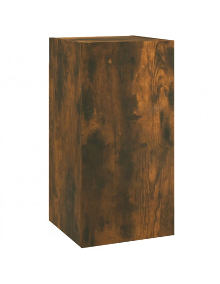 Mobile TV Rovere Fumo 30,5x30x60 cm in Legno Ingegnerizzato