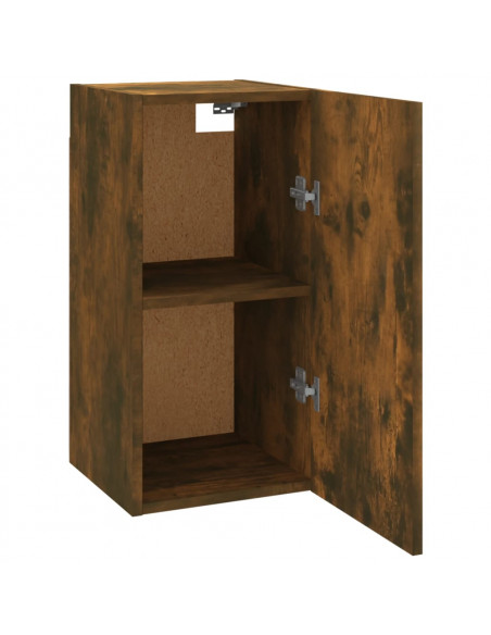 Mobile TV Rovere Fumo 30,5x30x60 cm in Legno Ingegnerizzato