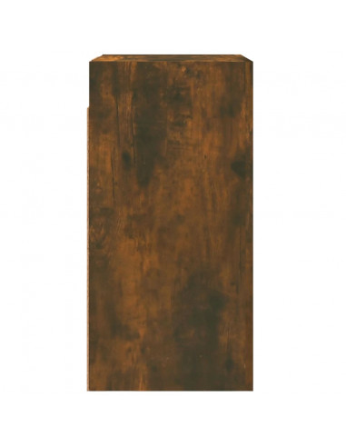 Mobili TV 2 pz Rovere Fumo 30,5x30x60 cm in Legno Multistrato