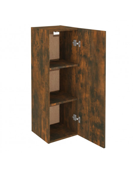 Mobile TV Rovere Fumo 30,5x30x90 cm in Legno Multistrato