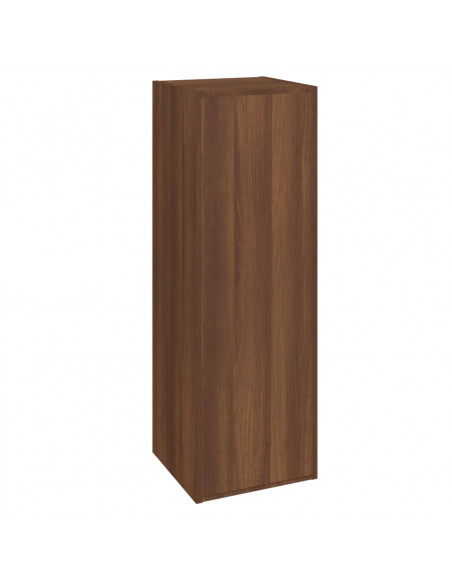 Mobili TV 2 pz Rovere Marrone 30,5x30x90 cm Legno Multistrato