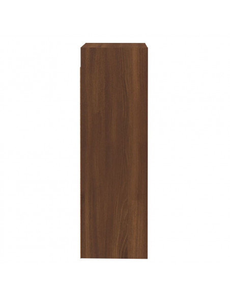 Mobili TV 2 pz Rovere Marrone 30,5x30x90 cm Legno Multistrato