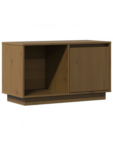 Mobile TV Miele 74x35x44 cm in Legno Massello di Pino