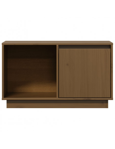Mobile TV Miele 74x35x44 cm in Legno Massello di Pino