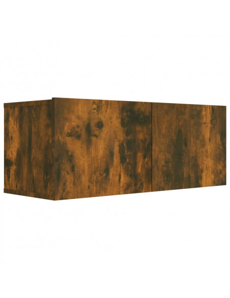Mobile TV Rovere Fumo 80x30x30 cm in Legno Multistrato