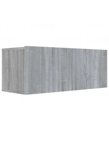 Mobile TV Grigio Sonoma 80x30x30 cm Legno Multistrato
