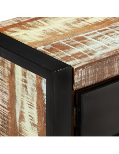 Mobile Porta TV 120x30x40 cm in Legno Massello di Recupero